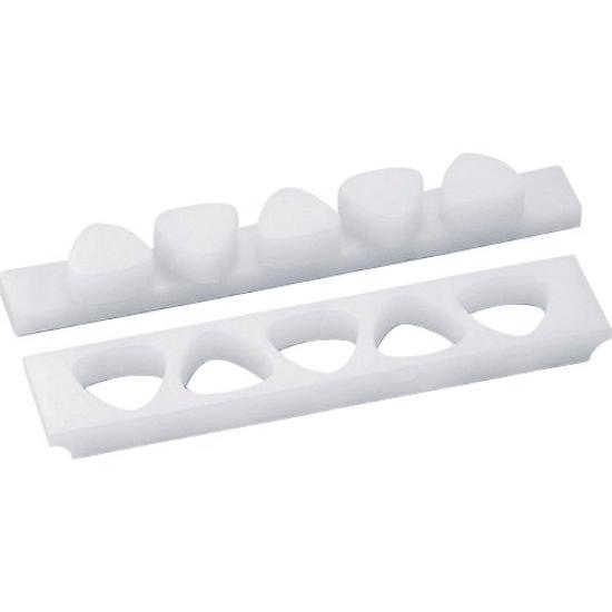 EBM Sumibe Techno Plastics Sumitomo PE Rice Ball Mold with Press-On Lid (B) Kanto Type, 5 Holes, Large, FOB5L
EBM Sumibe Techno Plastics Sumitomo PE Rice Ball Mold with Press-On Lid (B) Kanto Type, 5 Holes, Large, FOB5L