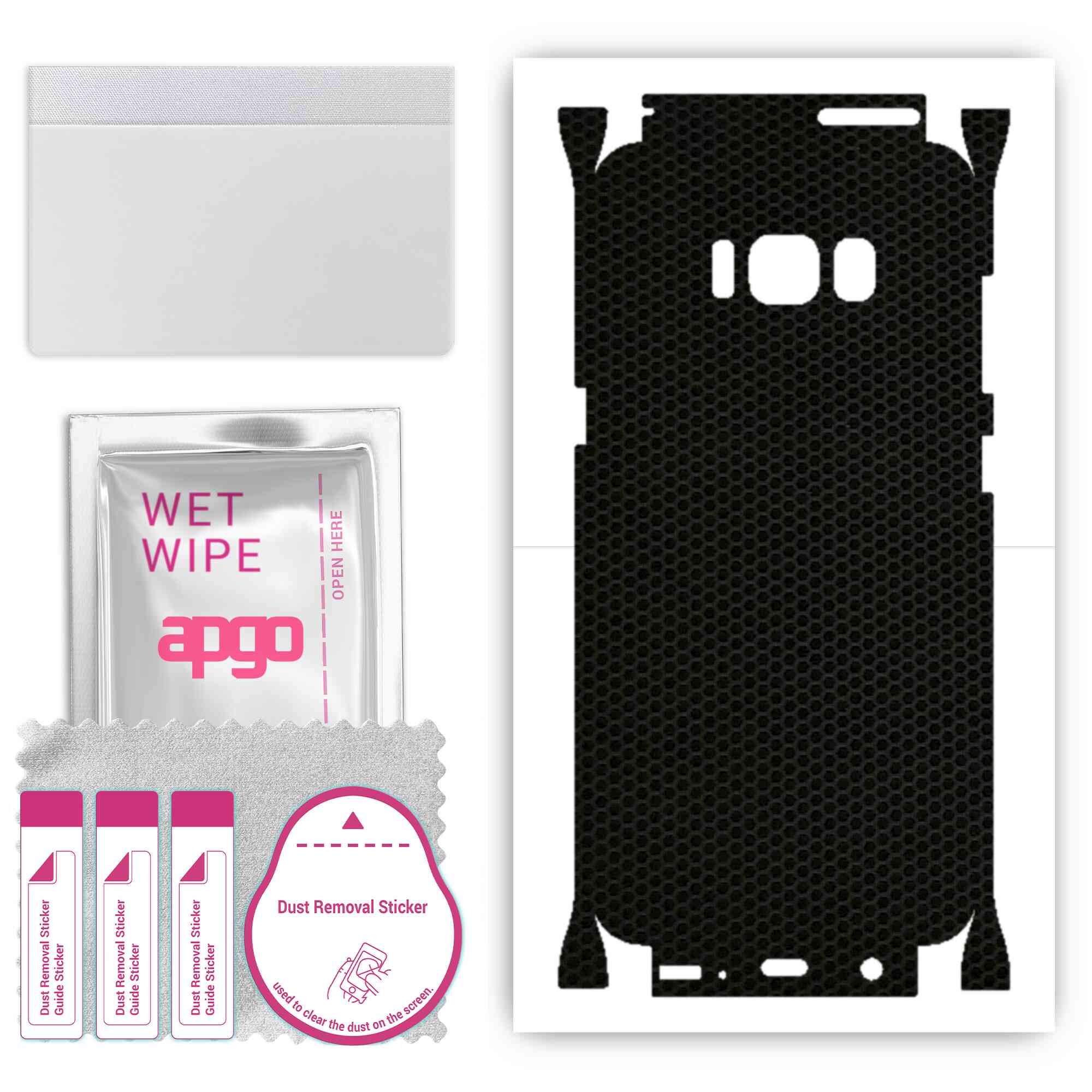 apgo Protective Skin Sticker for the back+sides compatible with Samsung Galaxy S8, Full Wrap Film, Foil, Vinyl - Pattern Matrix
apgo Protective Skin Sticker for the back+sides compatible with Samsung Galaxy S8, Full Wrap Film, Foil, Vinyl - Pattern Matrix