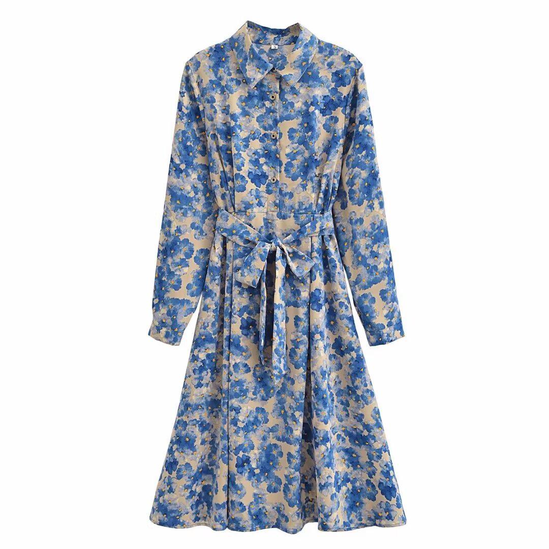 ZARZ Европейский и американский стиль Женское универсальное классическое платье с принтом-водяным знаком Large
ZARZ Европейский и американский стиль Женское универсальное классическое платье с принтом-водяным знаком Large