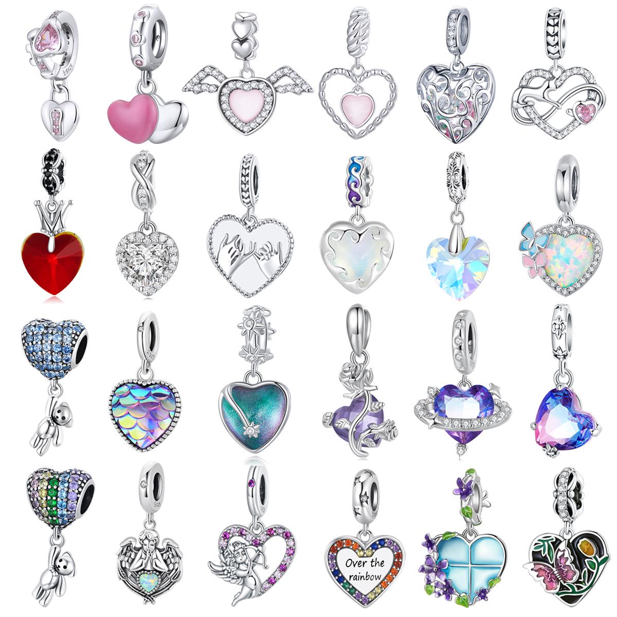 Avle Heart-Shaped Zircon & Opal Sterling Silver S925 Love Pendant Bracelet Sterling Silver Heart Pendant
Avle Heart-Shaped Zircon & Opal Sterling Silver S925 Love Pendant Bracelet Sterling Silver Heart Pendant