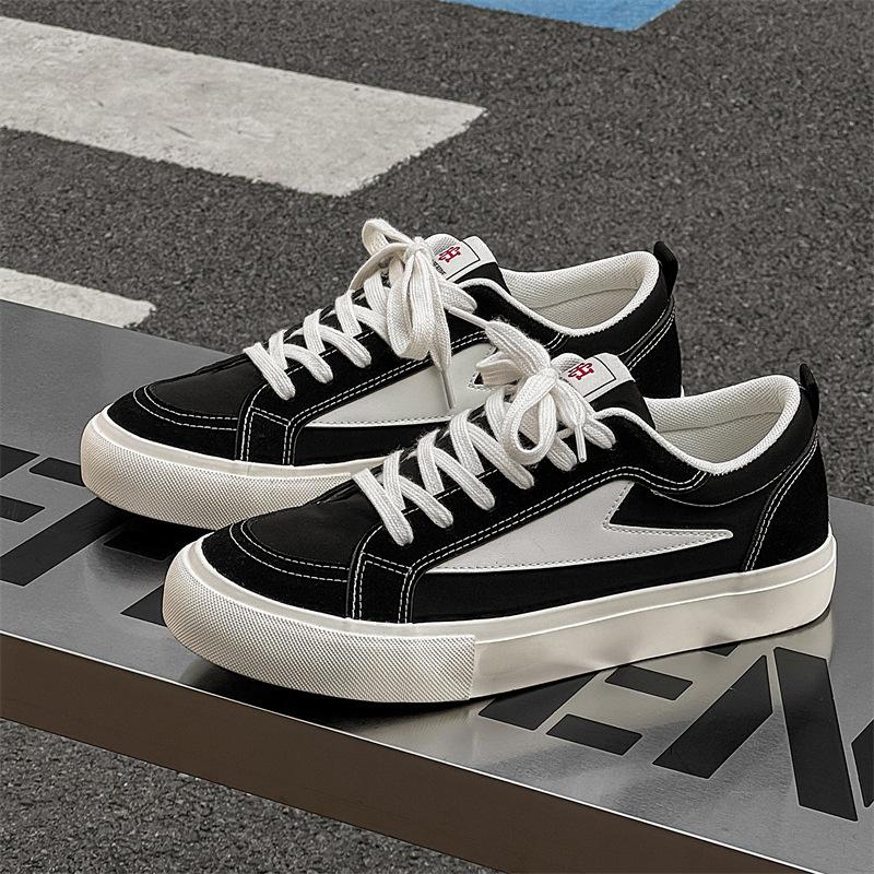 AFANTING мужские кеды ro Американская перевернутая треугольная платформа повседневная обувь универсальная дышащая немецкая тренировочная обувь модная мужская обувь 8113 39 чёрный