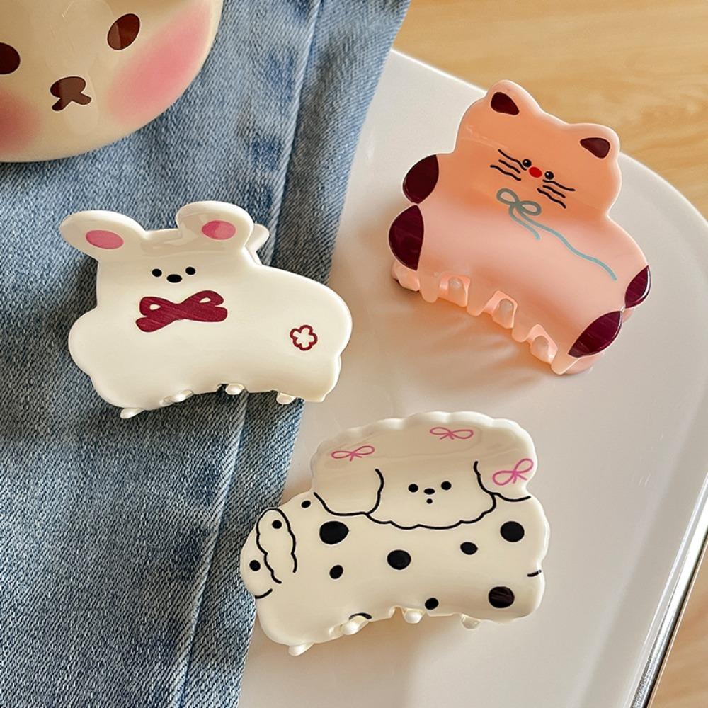 Puppy Cartoon Animal Hair Claw Korean Style Small Shark Clip Sweet Plaid Dog Crab Clip Woman Smile Rabbit
Puppy Cartoon Animal Hair Claw Korean Style Small Shark Clip Sweet Plaid Dog Crab Clip Woman Smile Rabbit