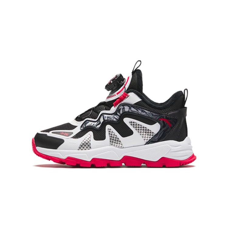 Anta Kids Knob Non-Slip Wear-Resistant Mid-Top Running Shoes Kids Running Shoes Black White 312349973-1 28
Anta Kids Knob Non-Slip Wear-Resistant Mid-Top Running Shoes Kids Running Shoes Black White 312349973-1 28