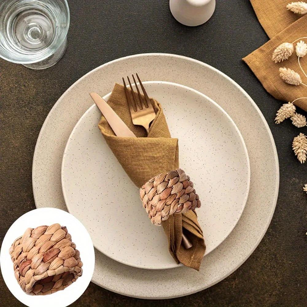 4Pcs Woven Handmade Napkin Ring Woven Napkin Ring Holder Table Decor Wooden Rattan Napkin Rings Buckle 4Pcs
4Pcs Woven Handmade Napkin Ring Woven Napkin Ring Holder Table Decor Wooden Rattan Napkin Rings Buckle 4Pcs