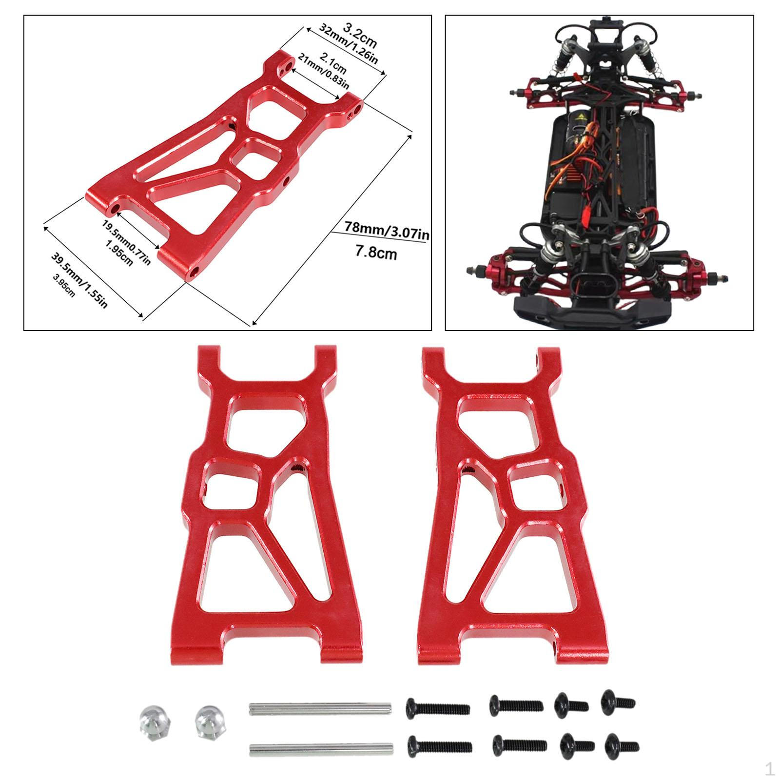 1/10 Metal Front Lower Arm Set Arms Replacement Easy to Install Remote Control Car Parts for сірий колір
1/10 Metal Front Lower Arm Set Arms Replacement Easy to Install Remote Control Car Parts for сірий колір