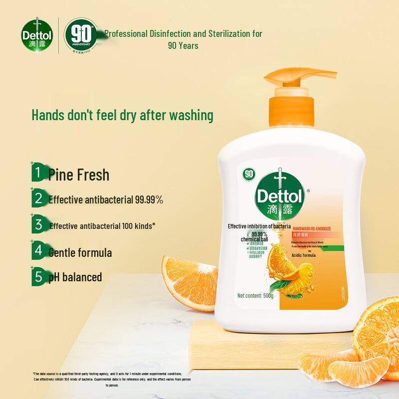 Dettol Fresh Citrus Hand Soap
Dettol Fresh Citrus Hand Soap