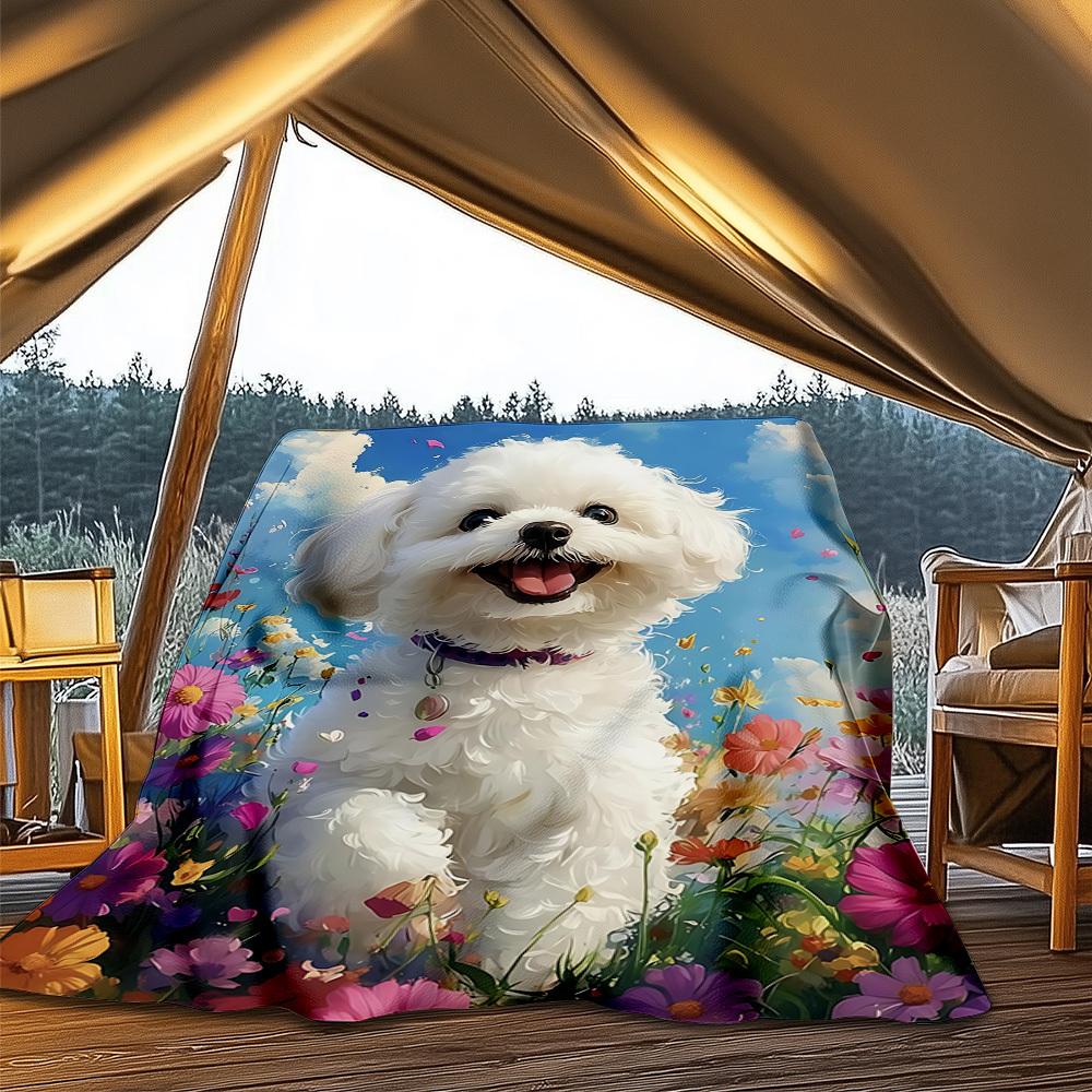 1pc Fluffy White Dog Outdoor Blanket - Lightweight Flannel Throw For Travel, Camping, Livingroom, Couch, Chair yy251114231 75x90cm
1pc Fluffy White Dog Outdoor Blanket - Lightweight Flannel Throw For Travel, Camping, Livingroom, Couch, Chair yy251114231 75x90cm