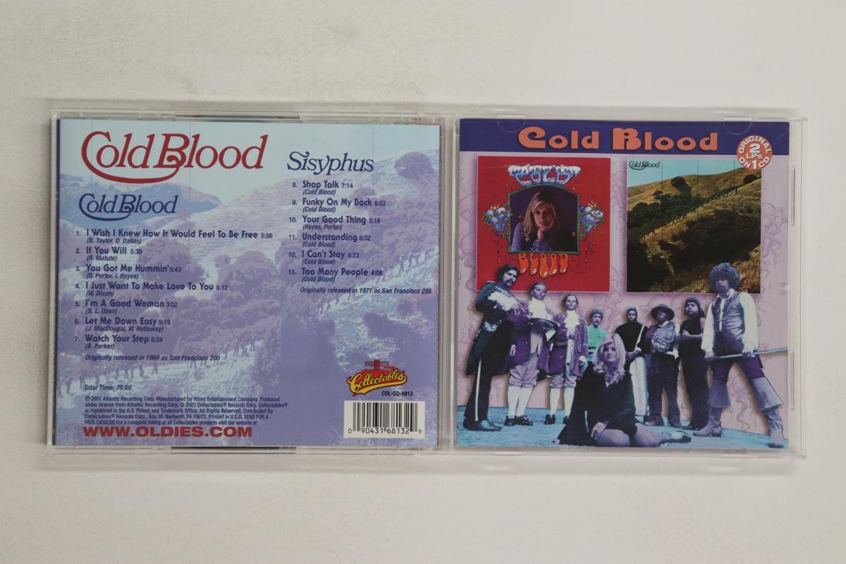 CD COLD BLOOD - Cold Blood / Sisyphus COLCD6813 COLLECTABLES 2001 US Soul/Funk Used
CD COLD BLOOD - Cold Blood / Sisyphus COLCD6813 COLLECTABLES 2001 US Soul/Funk Used