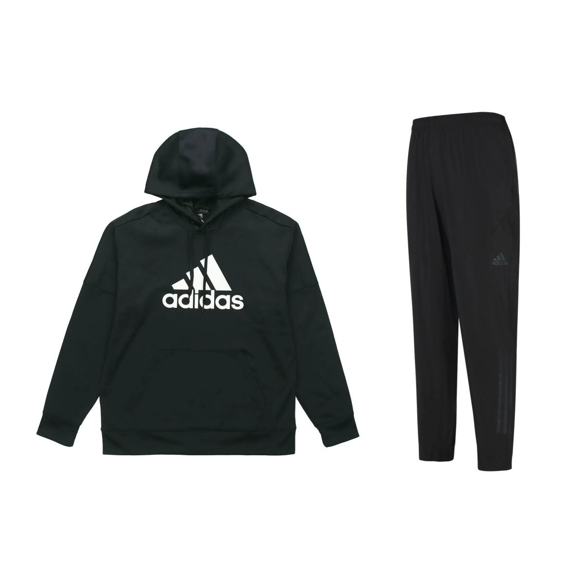 Adidas Logo Print Letter Hoodie American Vintage Top And Mid-Waist Straight Leg Long Pants Casual Sports Suit Men suit Black DH9018+CG1506 S
Adidas Logo Print Letter Hoodie American Vintage Top And Mid-Waist Straight Leg Long Pants Casual Sports Suit Men suit Black DH9018+CG1506 S
