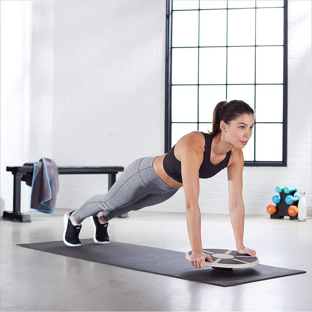 Wobble Core Training Board Six Sides Core Strength Trainer Round Balance Training Board Gym чорний
Wobble Core Training Board Six Sides Core Strength Trainer Round Balance Training Board Gym чорний