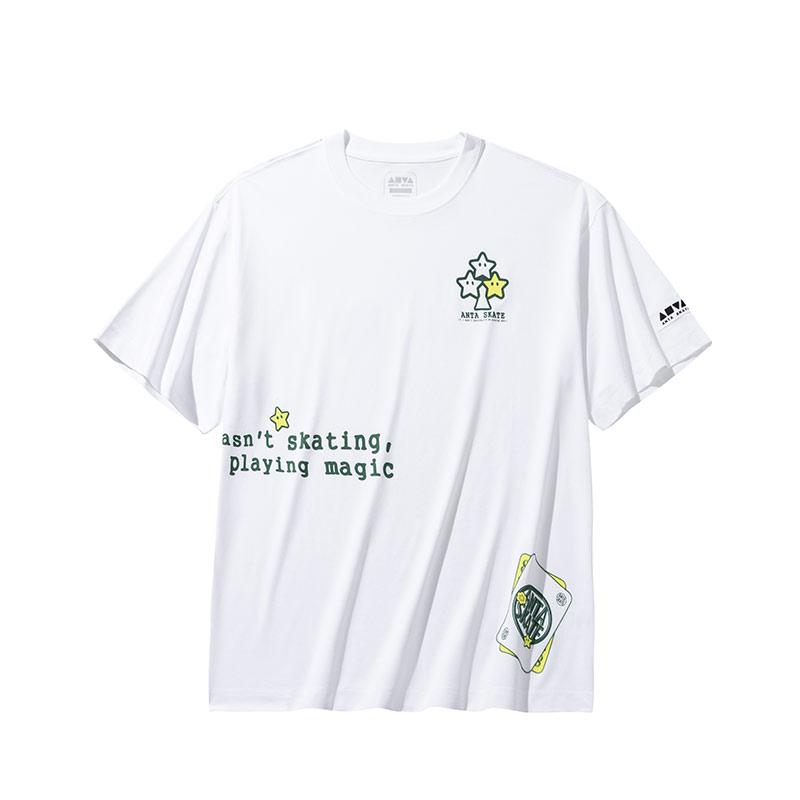 Anta Minimalist Versatile Letter Sports Round Neck Loose Moisture Wicking Short Sleeve T-Shirt Unisex Tops Snow-White 172438134-1
Anta Minimalist Versatile Letter Sports Round Neck Loose Moisture Wicking Short Sleeve T-Shirt Unisex Tops Snow-White 172438134-1