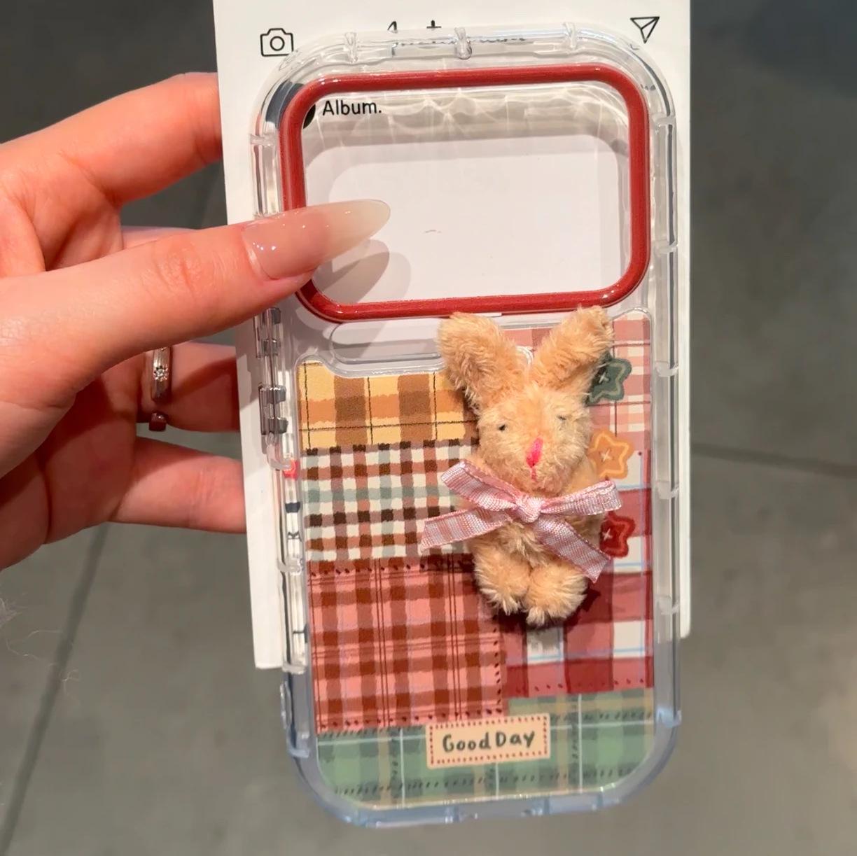 Red & Green Plaid Plush Rabbit Phone Case for Apple, iPhone 16 Pro Max, Huawei Mate 70, Honor Huawei Mate 70 Pro
Red & Green Plaid Plush Rabbit Phone Case for Apple, iPhone 16 Pro Max, Huawei Mate 70, Honor Huawei Mate 70 Pro
