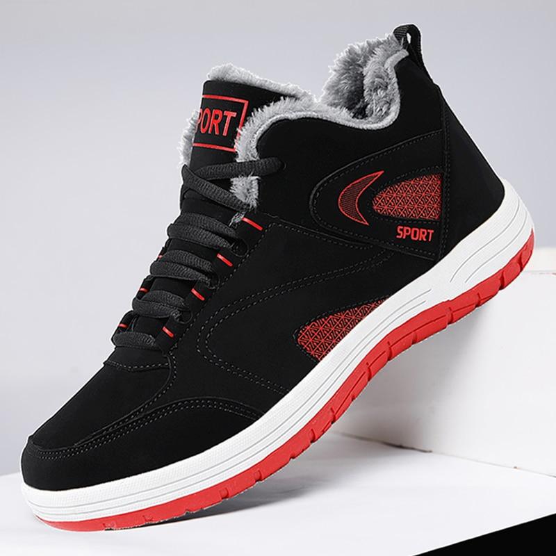 Winter Shoes Men Warm Plush Pu Leather Casual Sports Shoes Male Fur Snow Cotton Shoes Lace Up Non -Slip Comfortable Men Sneakers
Winter Shoes Men Warm Plush Pu Leather Casual Sports Shoes Male Fur Snow Cotton Shoes Lace Up Non -Slip Comfortable Men Sneakers