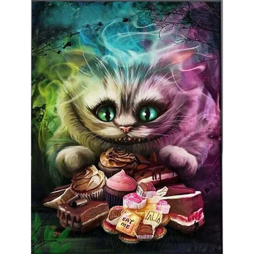 Disney Diamond Painting Alice in Wonderland Cheshire Cat Themed Art Illustration 5D Cross Stitch Hanging Print 5D PuzzleMosaicEmbroideryHomeDecoration Round 20x30cm
Disney Diamond Painting Alice in Wonderland Cheshire Cat Themed Art Illustration 5D Cross Stitch Hanging Print 5D PuzzleMosaicEmbroideryHomeDecoration Round 20x30cm