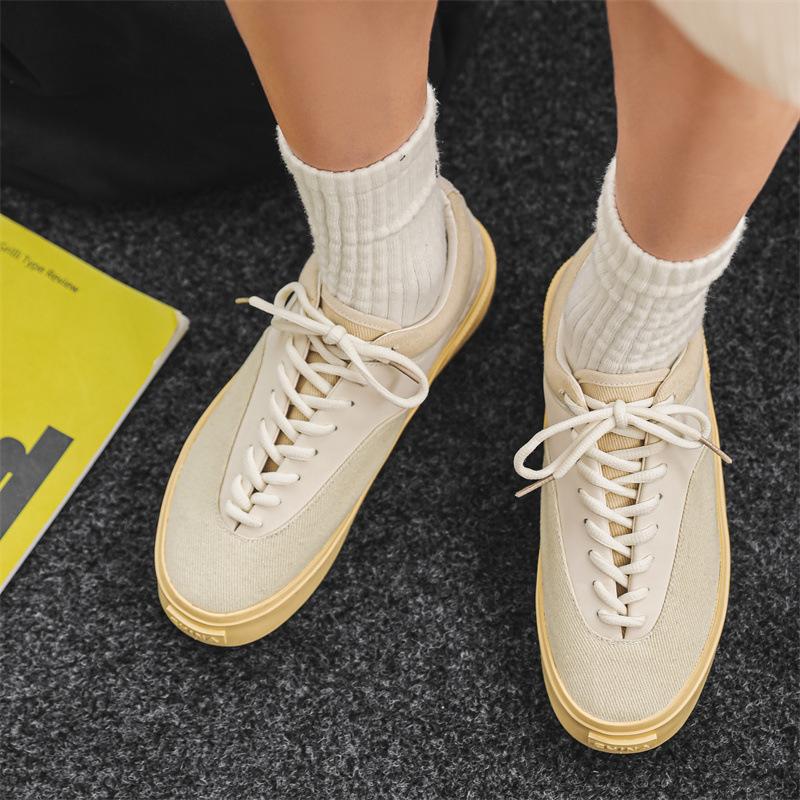 Canvas shoes men s summer breathable tide with Hong Kong style low-top student lazy casual shoes loafers platform big head shoes 39 бежевий
Canvas shoes men s summer breathable tide with Hong Kong style low-top student lazy casual shoes loafers platform big head shoes 39 бежевий