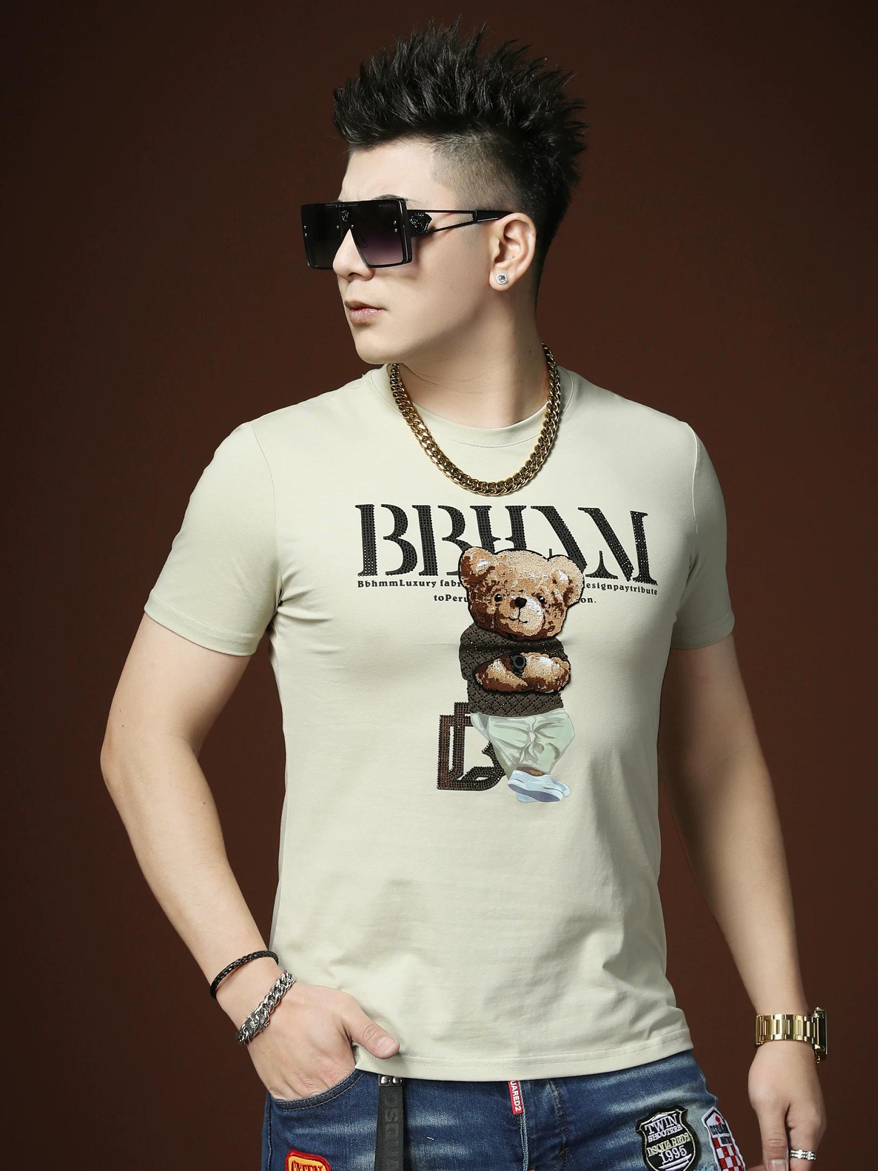 Ozhouzhan Summer Short sleeve T-shirt Men 2025 New Fashion Brand Trendy Bear Hot Drilling Half Sleeve T-shirt Casual Top 3XL белый
Ozhouzhan Summer Short sleeve T-shirt Men 2025 New Fashion Brand Trendy Bear Hot Drilling Half Sleeve T-shirt Casual Top 3XL белый