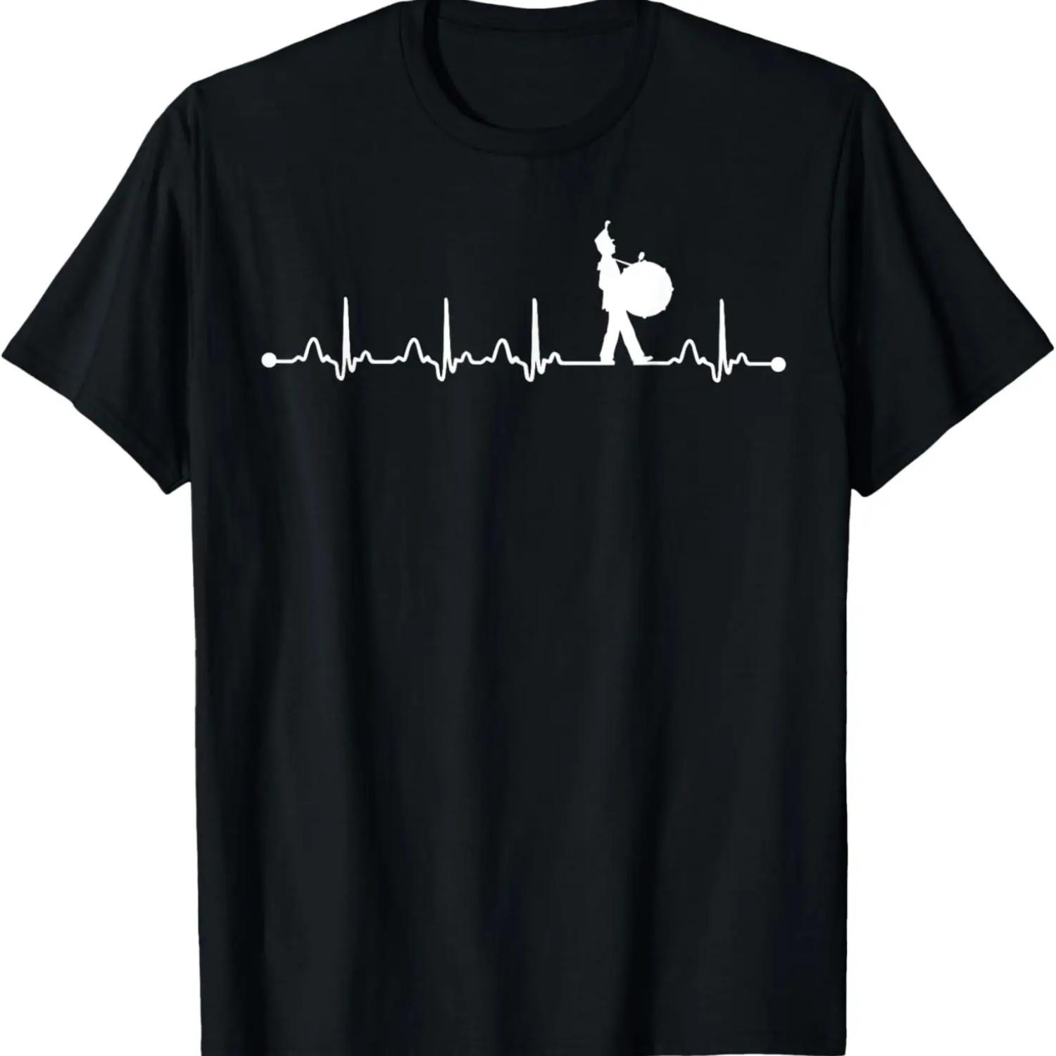 Heartbeat Bass Drum ECG for Marching Band Mom Dad T-Shirt XXXXXL чорний
Heartbeat Bass Drum ECG for Marching Band Mom Dad T-Shirt XXXXXL чорний