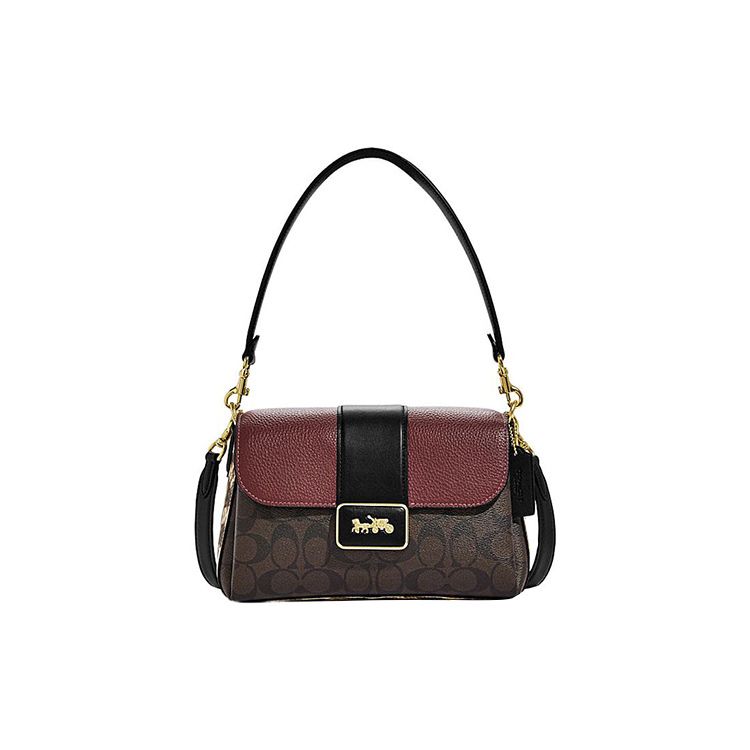 Coach Grace 26 Classic Monogram Buckle Closure Faux Leather And Sheepskin Leather Tote Crossbody Shoulder Bag Large Women bags Brown Red CC066-IMOSN Basic Set (Bag+Dust Bag)
Coach Grace 26 Classic Monogram Buckle Closure Faux Leather And Sheepskin Leather Tote Crossbody Shoulder Bag Large Women bags Brown Red CC066-IMOSN Basic Set (Bag+Dust Bag)