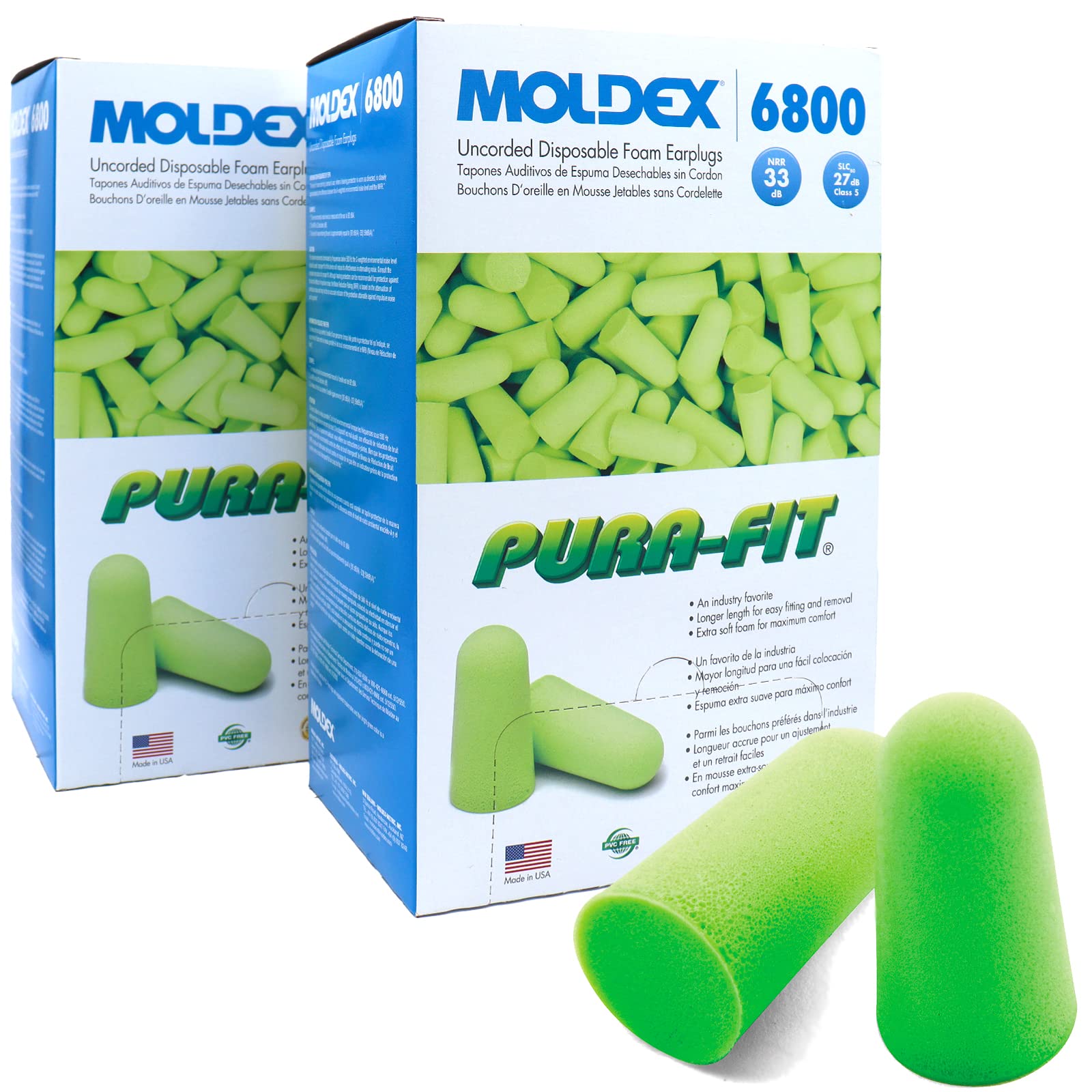 MOLDEX 400 pairs 6800 earplugs for sleep for work Pura-fit approx. sleep, anti-snoring, soundproofing, aids, studying, airplanes, work,
MOLDEX 400 pairs 6800 earplugs for sleep for work Pura-fit approx. sleep, anti-snoring, soundproofing, aids, studying, airplanes, work,