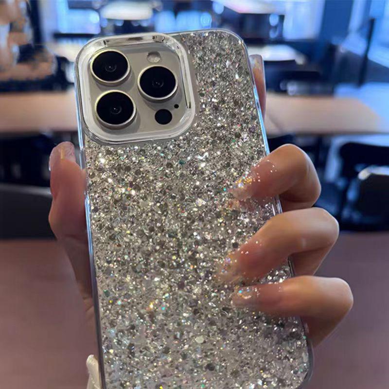 Epoxy glitter sequined mobile phone case is suitable for Apple 17Promax thin simple light luxury Iphone16 women iPhone 17Promax
Epoxy glitter sequined mobile phone case is suitable for Apple 17Promax thin simple light luxury Iphone16 women iPhone 17Promax