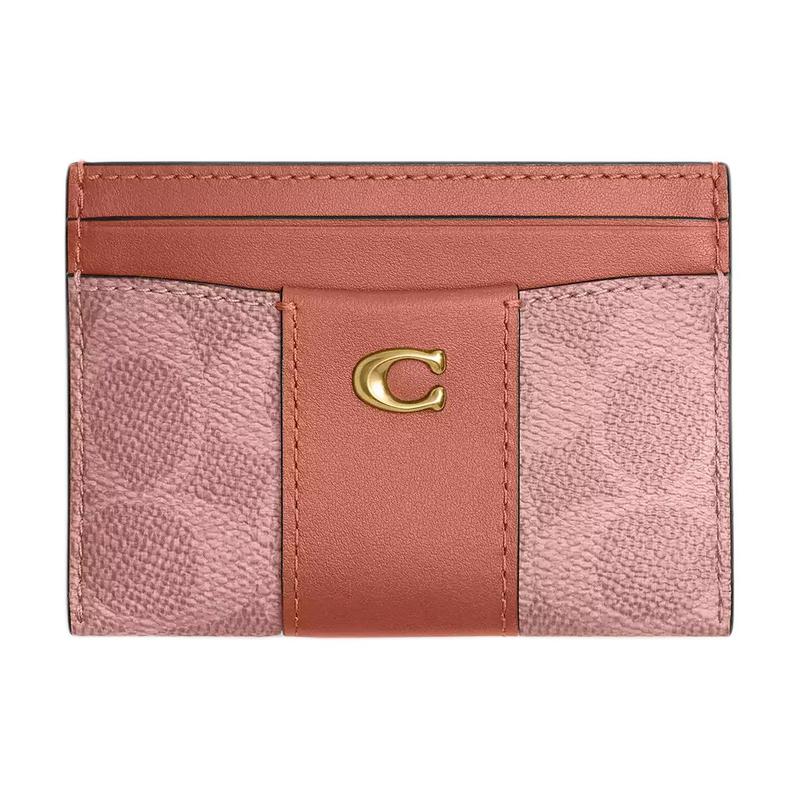 COACH Essential 11 metal letter engraved splicing design coated canvas and calfskin card holder women s peach pink Peach pink золотий
COACH Essential 11 metal letter engraved splicing design coated canvas and calfskin card holder women s peach pink Peach pink золотий