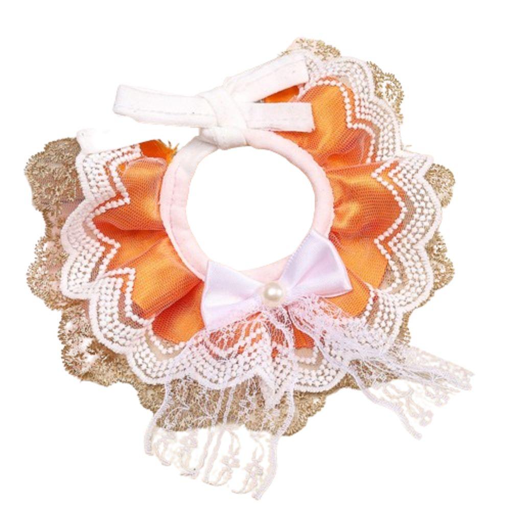 Lace Cat Collar Adjustable Dog Neckerchief Personalized Neckpiece Bowknot Collar Kitten S помаранчевий
Lace Cat Collar Adjustable Dog Neckerchief Personalized Neckpiece Bowknot Collar Kitten S помаранчевий