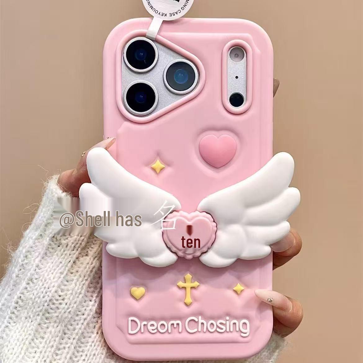 Creative Angel Wings iPhone Case - Anti-Drop Cover for iPhone 13, 14/15, 16 and 17 Pro Max iPhone 17 Pro розовый
Creative Angel Wings iPhone Case - Anti-Drop Cover for iPhone 13, 14/15, 16 and 17 Pro Max iPhone 17 Pro розовый