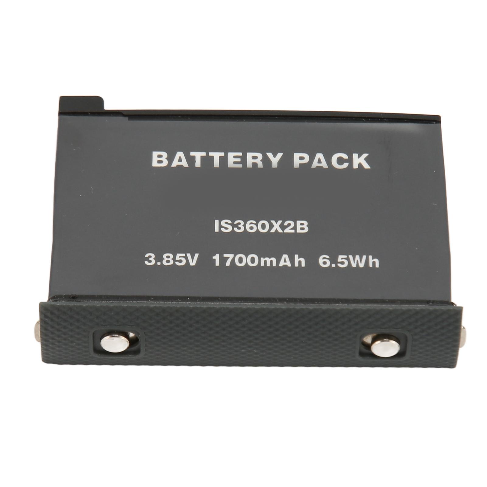 Camera Battery Camera Replacement Battery 1700mAh Camera Lithium Ion Battery for Insta 360 ONE X2
Camera Battery Camera Replacement Battery 1700mAh Camera Lithium Ion Battery for Insta 360 ONE X2