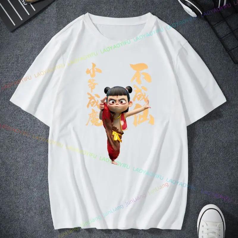 2025 Nezha 2 Magic poster Short sleeve crewneck shirt Fashion casual funny Y2K cute fun shirt S
2025 Nezha 2 Magic poster Short sleeve crewneck shirt Fashion casual funny Y2K cute fun shirt S