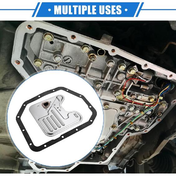 Automatic Transmission Filter Kit Compatible for Hyundai Accent 2002-2011, Durable Metal Silver Tone Engine Transmission Filter with Gasket
Automatic Transmission Filter Kit Compatible for Hyundai Accent 2002-2011, Durable Metal Silver Tone Engine Transmission Filter with Gasket