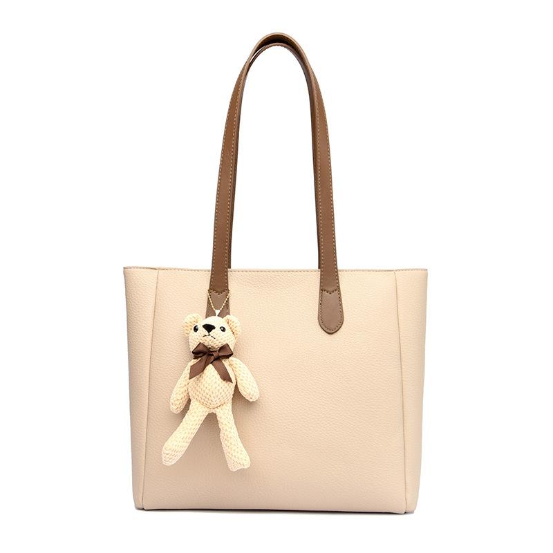 Bags women s 2025 new women s bags large-capacity commuter bags versatile decorative bear portable shoulder tote bags
Bags women s 2025 new women s bags large-capacity commuter bags versatile decorative bear portable shoulder tote bags