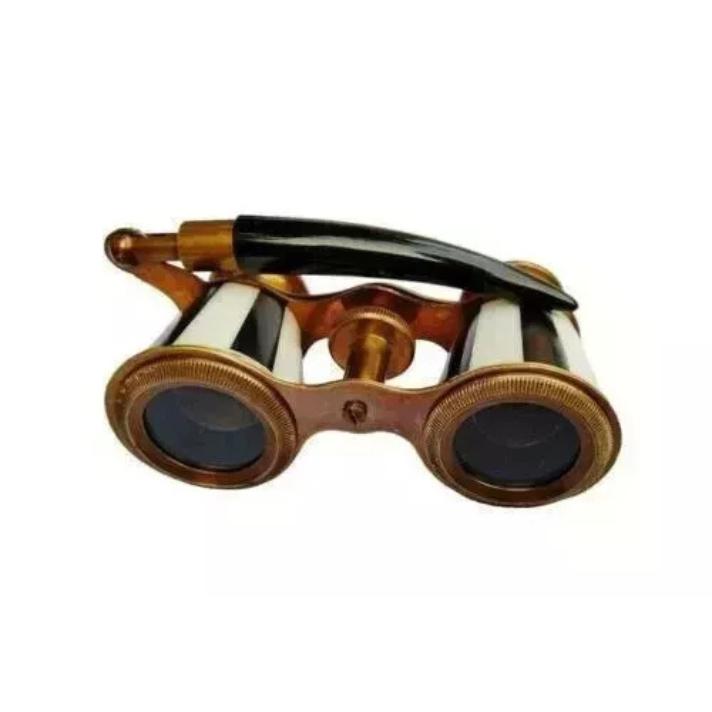 Старовинні вінтажні оперні окуляри, бінокль, білий перламутр і ручка з латуні
Старовинні вінтажні оперні окуляри, бінокль, білий перламутр і ручка з латуні