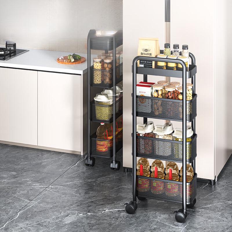 Stainless Steel Slim Kitchen Storage Cart
Stainless Steel Slim Kitchen Storage Cart