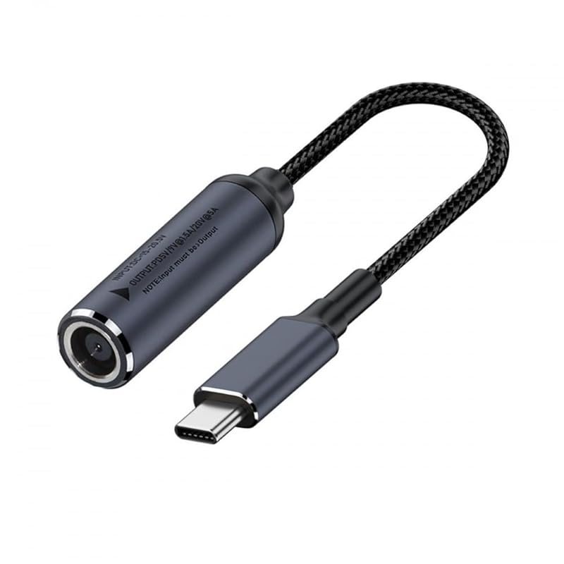 CY cable DC jack 7.9X5.4mm input USB-C Type-C power supply 100W charging cable laptop computer phone PD9V 5V 20V
CY cable DC jack 7.9X5.4mm input USB-C Type-C power supply 100W charging cable laptop computer phone PD9V 5V 20V