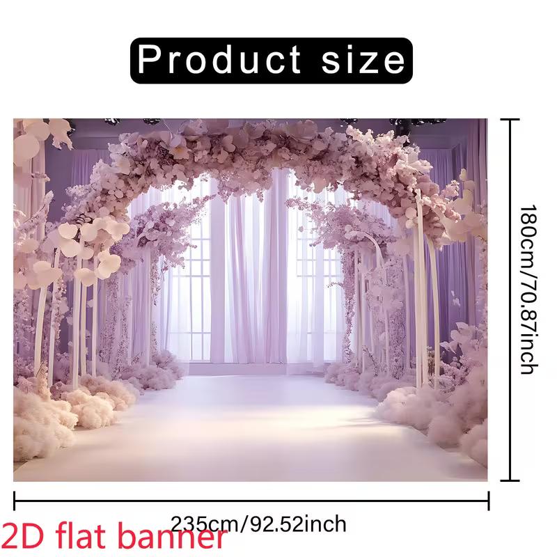 2D Elegant Lilac Floral Tunnel Backdrop Magical Wedding Photography Prop 47.2x31.5inch/120*80cm
2D Elegant Lilac Floral Tunnel Backdrop Magical Wedding Photography Prop 47.2x31.5inch/120*80cm
