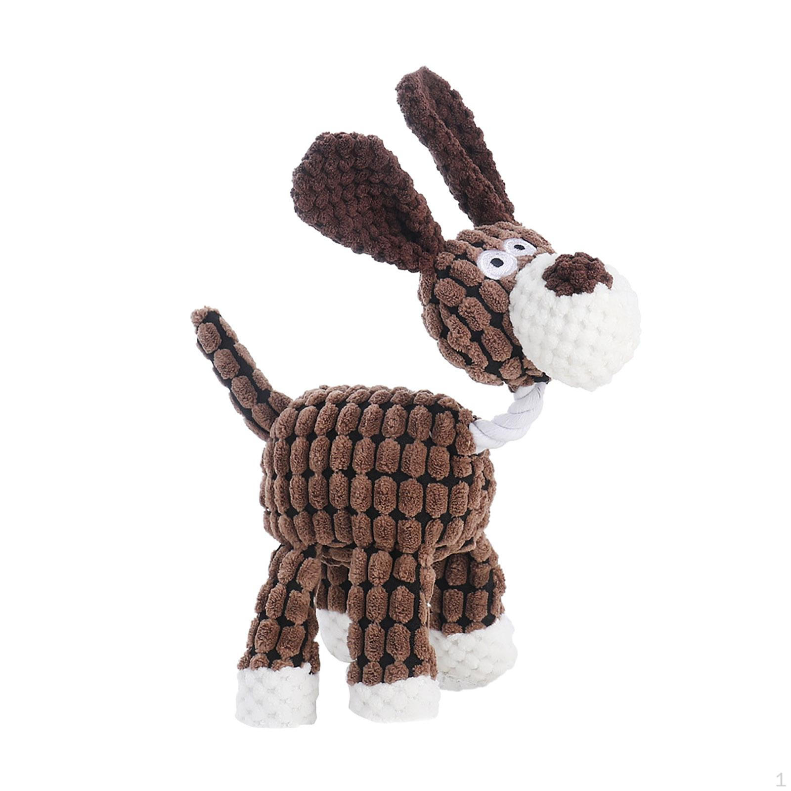 Dog Squeaky Plush Toy Interactive Bite Resistant Tough with Squeaker Sound Chewing for Breed Coffee color
Dog Squeaky Plush Toy Interactive Bite Resistant Tough with Squeaker Sound Chewing for Breed Coffee color