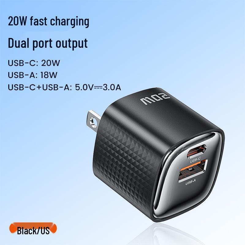 Toocki PD20W GaN Fast Charger for Apple & Samsung (QC3.0 Compatible)
Toocki PD20W GaN Fast Charger for Apple & Samsung (QC3.0 Compatible)