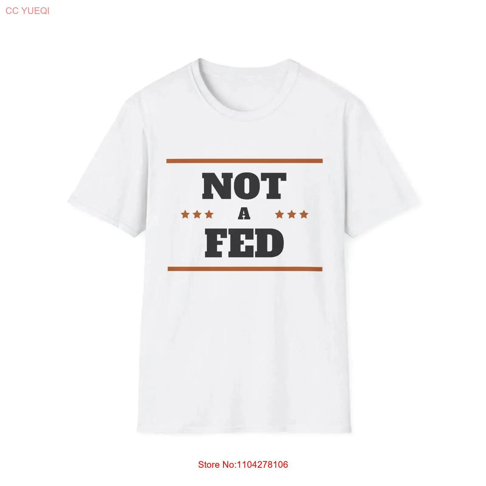 Softstyle T Shirt NOT A FED Statement for Political Humor Lovers vintage Washed homme Unisex Versatile fashion Stylish Casual 5XL різнокольоровий
Softstyle T Shirt NOT A FED Statement for Political Humor Lovers vintage Washed homme Unisex Versatile fashion Stylish Casual 5XL різнокольоровий