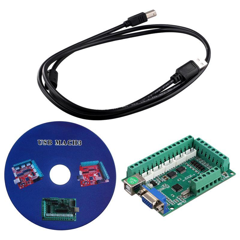 ABWR-Mach3 V3.25 USB Driver Motion Controller 5 Axis CNC Board Z Tool Setter For CNC Router Cutting Engraving Milling Machine зелений
ABWR-Mach3 V3.25 USB Driver Motion Controller 5 Axis CNC Board Z Tool Setter For CNC Router Cutting Engraving Milling Machine зелений