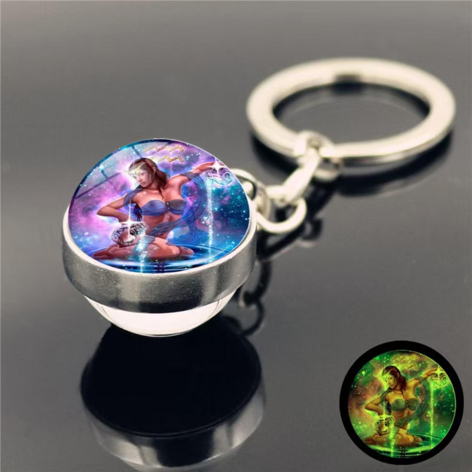 12 знаків зодіаку, що світяться в темряві, брелок, сумка, підвіска, час, дорогоцінний камінь, двосторонній брелок зі скляною кулькою One Size
12 знаків зодіаку, що світяться в темряві, брелок, сумка, підвіска, час, дорогоцінний камінь, двосторонній брелок зі скляною кулькою One Size