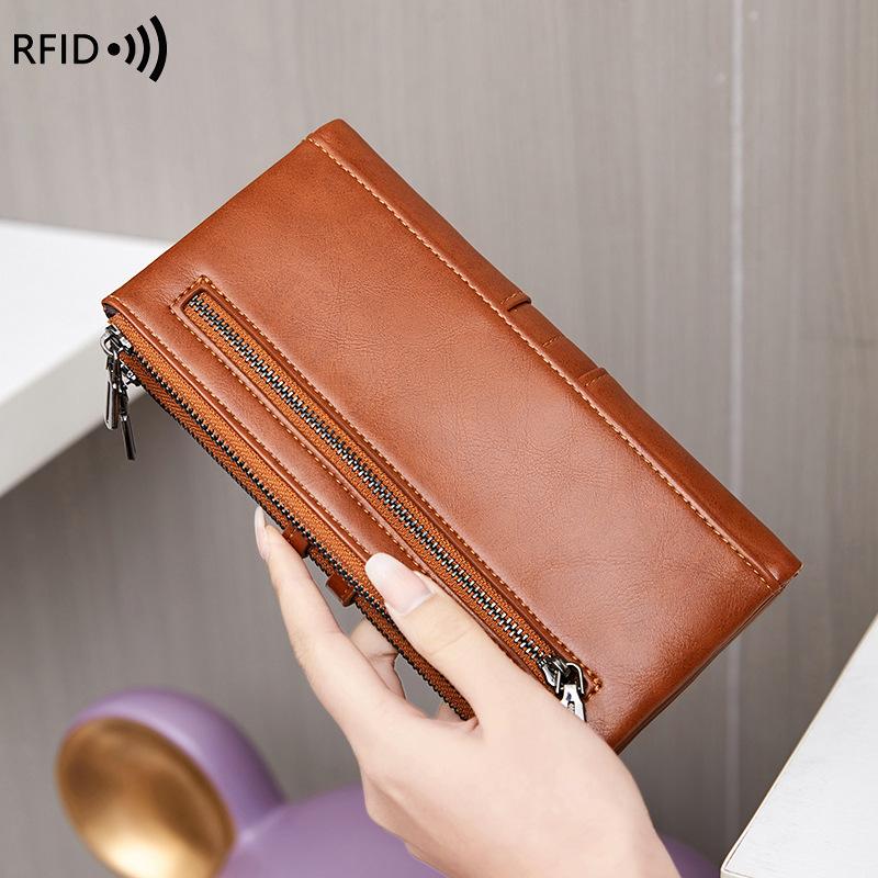 Wallet Women s 2025 New Anti-Magnetic Wallet Retro Oil Wax Leather Clutch Bag Multifunctional Women s Long Wallet червоний
Wallet Women s 2025 New Anti-Magnetic Wallet Retro Oil Wax Leather Clutch Bag Multifunctional Women s Long Wallet червоний