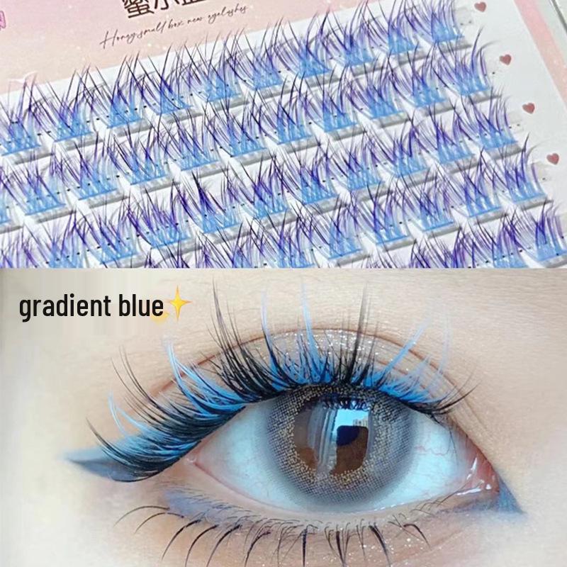 Colorful Pink & Blue Comic Style False Eyelashes - Easy Three-Step Clump for On-Camera Makeup
Colorful Pink & Blue Comic Style False Eyelashes - Easy Three-Step Clump for On-Camera Makeup