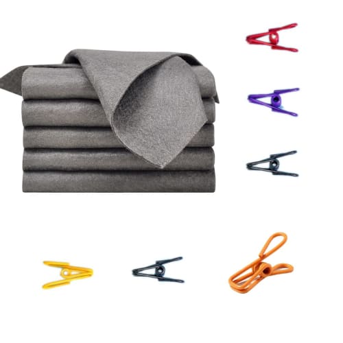 YUANHEN Kitchen Towels, Microfiber Cloths, Thick Kitchen Cloths - Highly Absorbent, Quick-Drying, Cleaning Supplies for Wiping Glass, Windows, Mirrors
YUANHEN Kitchen Towels, Microfiber Cloths, Thick Kitchen Cloths - Highly Absorbent, Quick-Drying, Cleaning Supplies for Wiping Glass, Windows, Mirrors