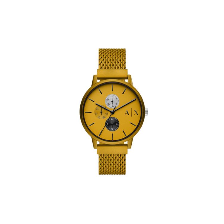 ARMANI EXCHANGE Wrist Watch Quartz Movement Stainless Steel Strap Yellow Watch Dial Men s Watches AX2726 AX2726
ARMANI EXCHANGE Wrist Watch Quartz Movement Stainless Steel Strap Yellow Watch Dial Men s Watches AX2726 AX2726