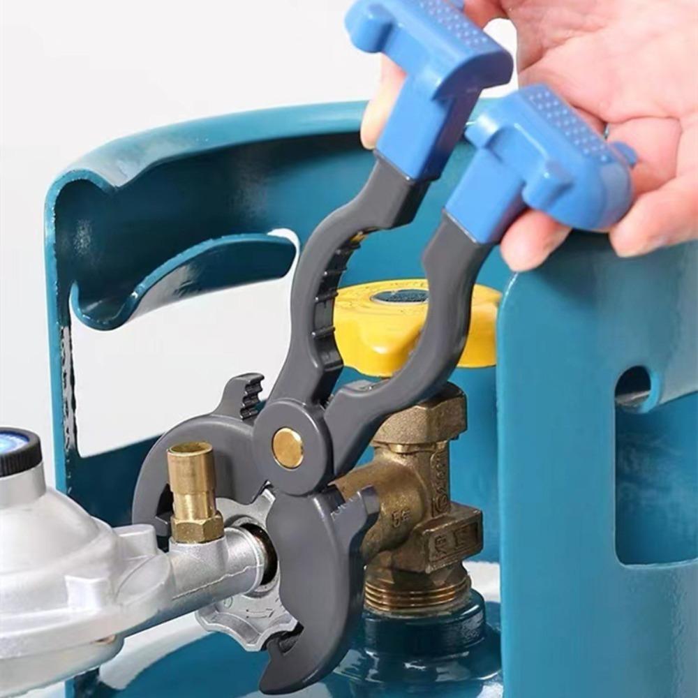 Tighten Gas Tank Spanner Can Opener Liquefied Gas Professional Universal Wrench Tools чорний
Tighten Gas Tank Spanner Can Opener Liquefied Gas Professional Universal Wrench Tools чорний