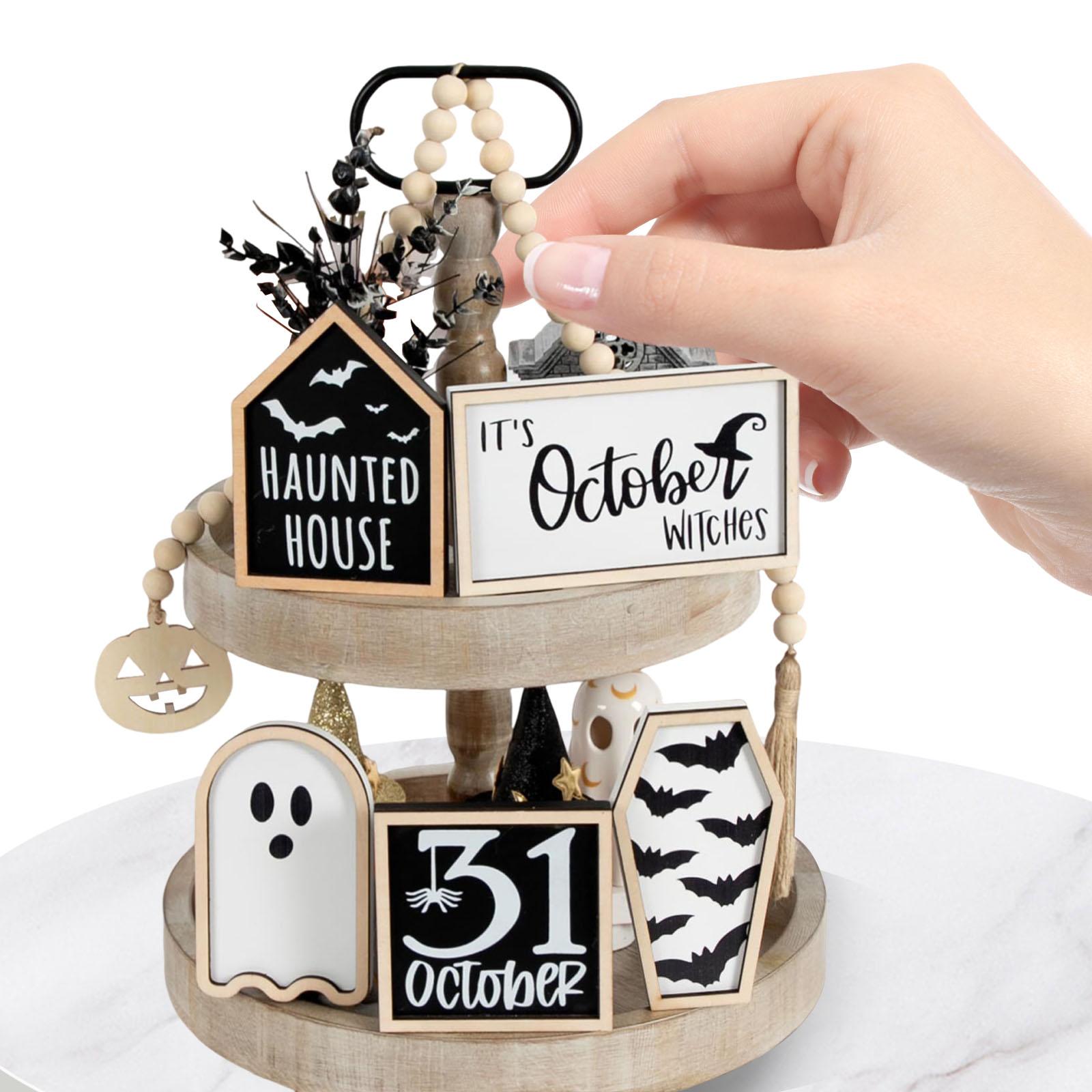 Creative Wooden Crafts with Beaded Garlands Party Sign Wood Decorations Wear Resist Tiered Tray Decorations Set for Table Shelf China Mainland
Creative Wooden Crafts with Beaded Garlands Party Sign Wood Decorations Wear Resist Tiered Tray Decorations Set for Table Shelf China Mainland