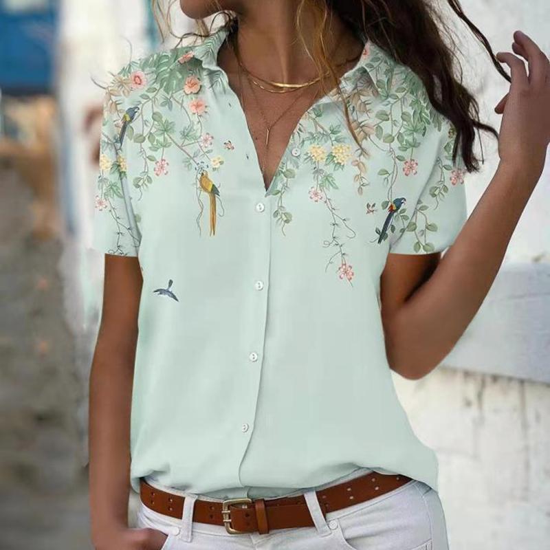 YYFS женские модные повседневные летние весенние цветочные узоры с принтом и коротким рукавом ПОЛО с воротником блузки и рубашки XXXXXL
YYFS женские модные повседневные летние весенние цветочные узоры с принтом и коротким рукавом ПОЛО с воротником блузки и рубашки XXXXXL