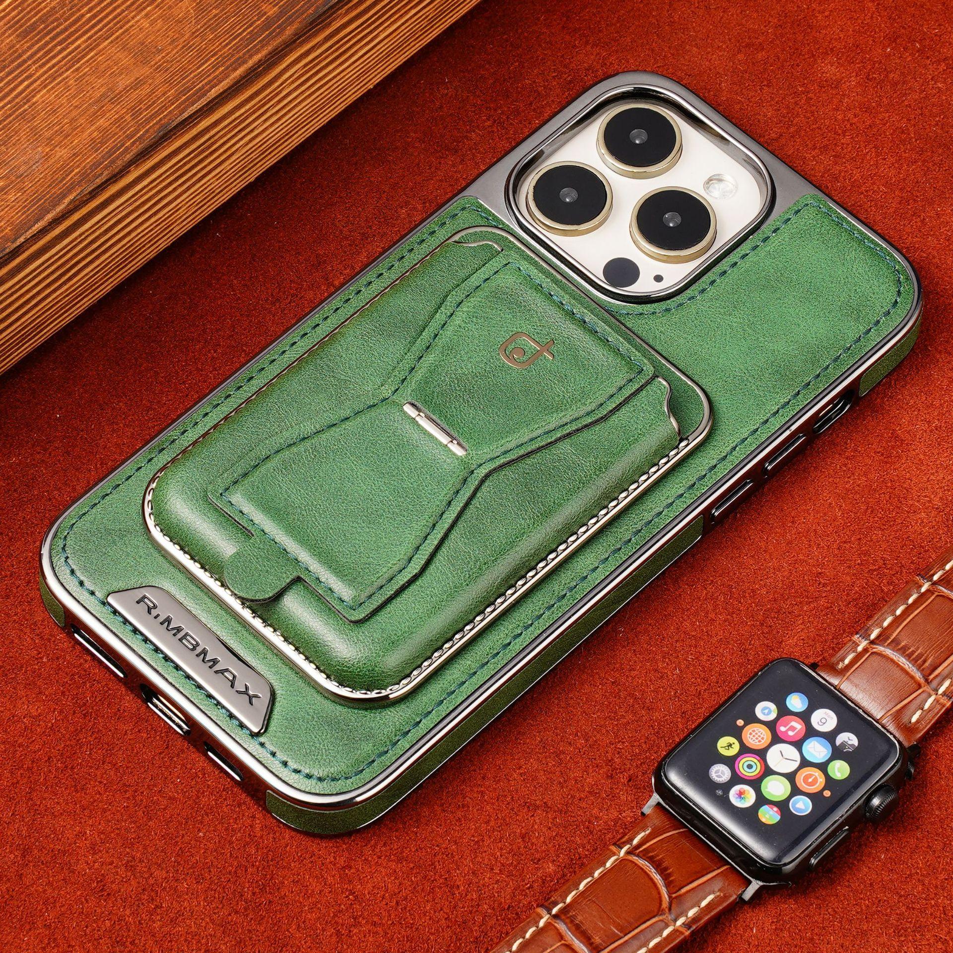 RMBMAX For iPhone 13 Pro Max 6.7 inch Case Magnetic PU Leather+TPU Phone Shell with Kickstand Emerald Green
RMBMAX For iPhone 13 Pro Max 6.7 inch Case Magnetic PU Leather+TPU Phone Shell with Kickstand Emerald Green