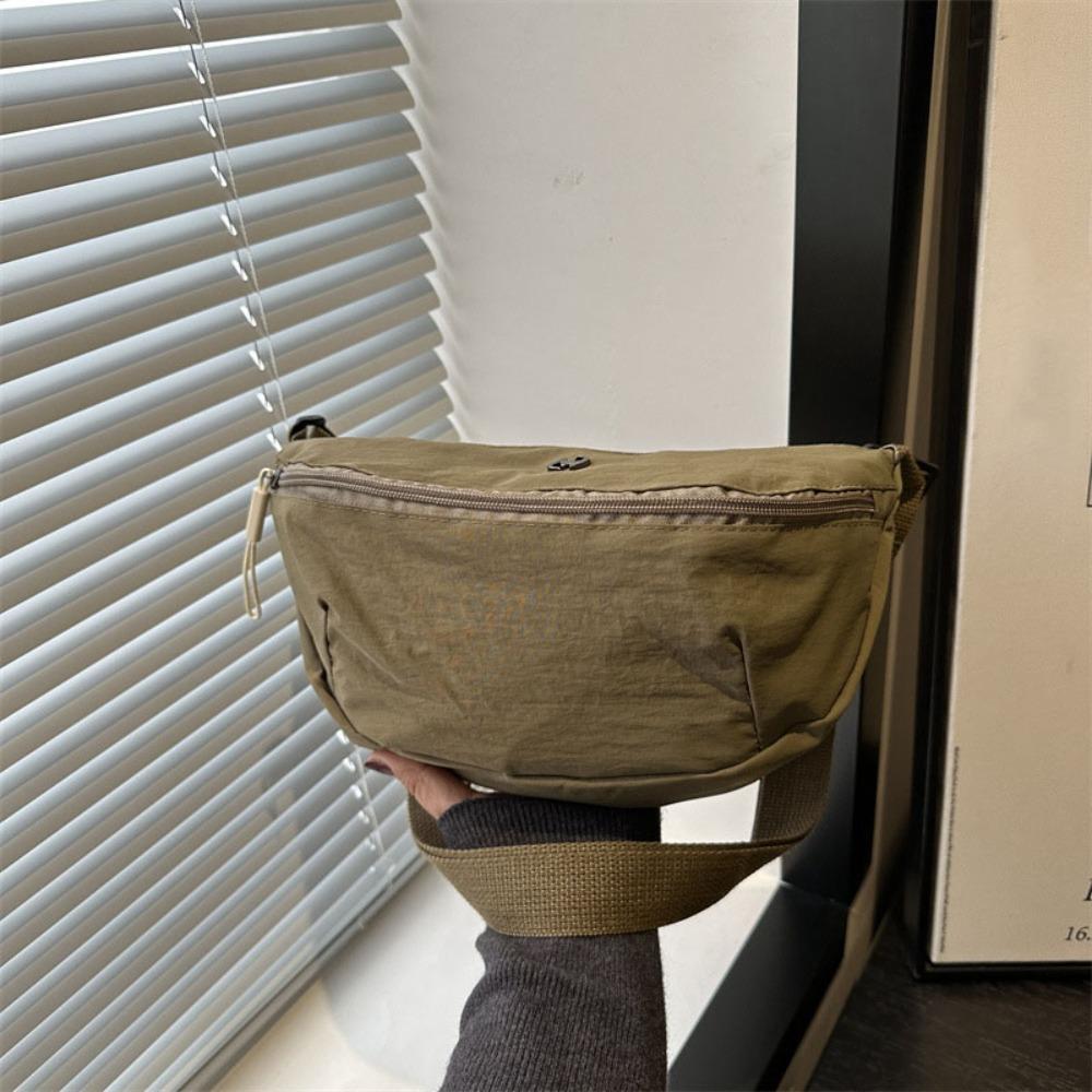 Korean Style Nylon Shoulder Bag Wide Shoulder Strap Dumpling Bag Office Worker зелений
Korean Style Nylon Shoulder Bag Wide Shoulder Strap Dumpling Bag Office Worker зелений