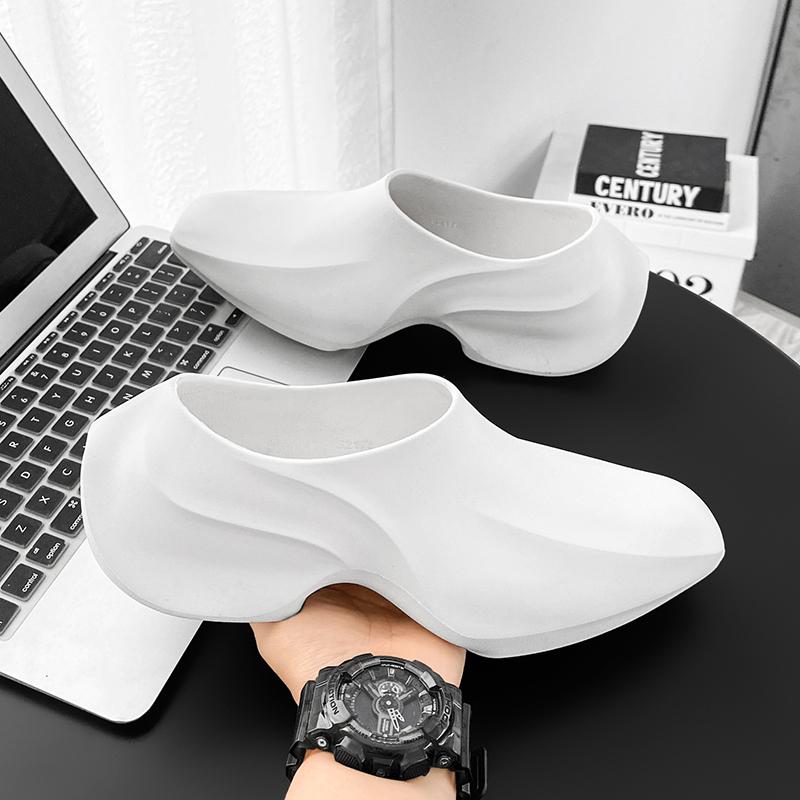 Модные летние тапочки для мужчин на открытом воздухе Модные тапочки Однотонные повседневные туфли ЭВА Нескользящие туфли мужские Пляжные шлепанцы для мужчин Лоферы 43-443 белый
Модные летние тапочки для мужчин на открытом воздухе Модные тапочки Однотонные повседневные туфли ЭВА Нескользящие туфли мужские Пляжные шлепанцы для мужчин Лоферы 43-443 белый